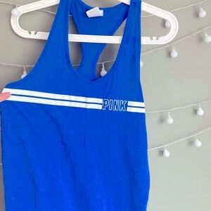 PINK Victoria's Secret Blue Tank Top